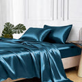 MR&HM Satin Bed Sheets, Full Size Sheets Set by MRHM