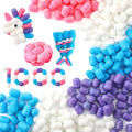 Junkin 1000 Pcs Magic Noodles Foam Crafts Puffs Corn Super Crafts Arts Kit Bulk by Junkin