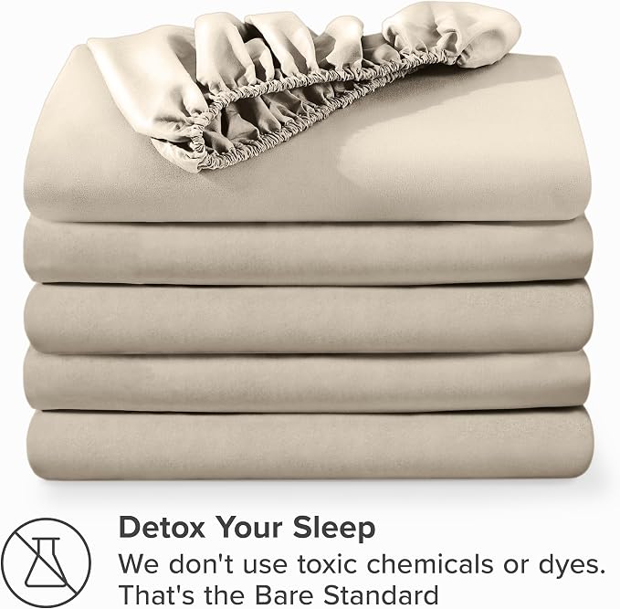 Bare Home 5-Pack Fitted Bottom Ultra-Soft Sheets Queen - Image 7