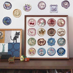 50 PCS Embossed Stickers for Scrapbooking Journaling Junk Journal Scrapbook - Image 6