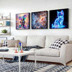 4 Pack Diamond Art Kits for Adults, 5D Hummingbird Diamond Painting Kits for - Image 2