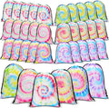 Zhengmy Tie Dye Party Favor Bags 10 x 7 Inch Candy Goodies Treat Bags by Zhengmy