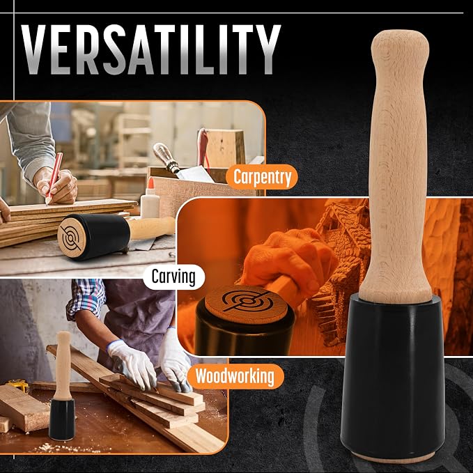 Precision Wood Carving Mallet 15oz - Image 7