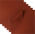 HaoFeiJH 6 Pcs Soft Brown Felt Fabric Sheets by HaoFeiJH