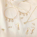 SANNIX 26Pcs Letter Charms, Full Rhinestone Letter Charms - Image 3