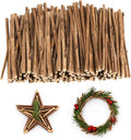 TKOnline 200Pcs Craft Sticks, 10cm 0.1-0.2 Inch in Diameter Wood Log Sticks by TKOnline