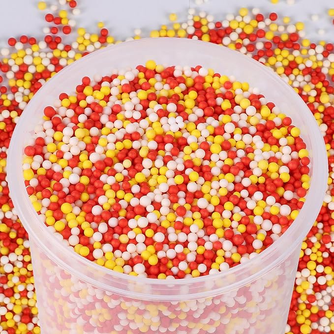 CCINEE 80000 Pieces Foam Balls Slime Supplies Colorful Foam Beads 2-3mm - Image 4