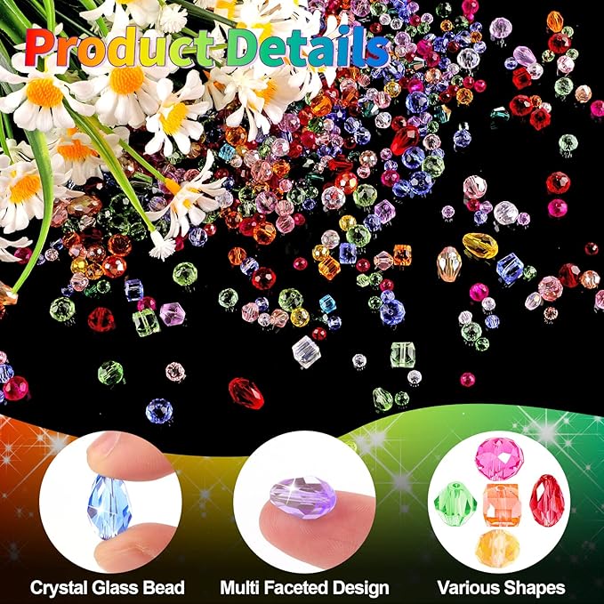 Crystal Beads, Rondelle Beads - Image 3