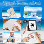 Fainne 100 Pcs 2 Inch Stencils Small Stencils - Image 5