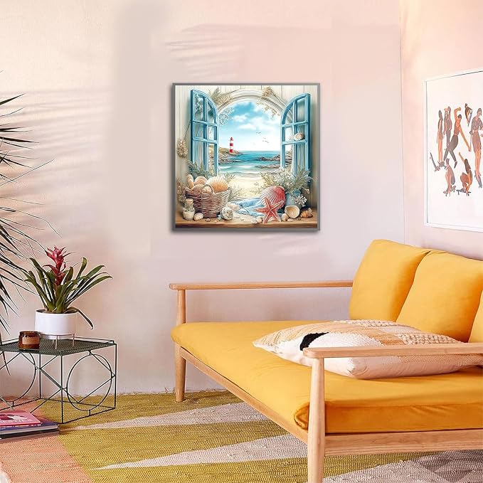 HITO Beach Landscape Diamond Painting Kits - Image 3