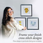Kraftex Floral Stamped Cross Stitch Kits - Image 5