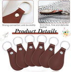 Taiyin 30 Pcs Leather Key Fob Kit - Image 3