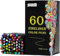 Dyvicl Journal Planner Pens Colored Pens, 60 Colors 0.4mm Fineliner Pen Set by Dyvicl