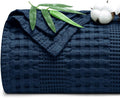 PHF Cooling Waffle Blanket Queen Size, Lightweight 60% Rayon from Bamboo & 40% by PHF