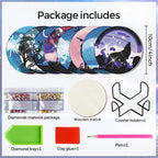 Cumule 8 Pcs Wolves Diamond Art Coasters Kits - Image 2