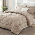 CozyLux Queen Comforter Set Wheat by CozyLux