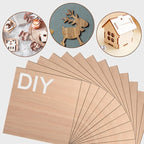 48 Pcs Mahogany Plywood Sheets, School DIY Projects, CNC Cutting, and Wood - Image 4
