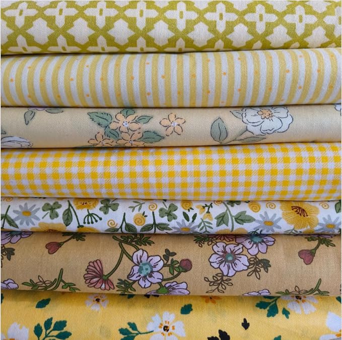 Cotton Fabric DIY Making Supplies Quilting Patchwork Fabric Fat Quarter Bundles by LMAEZNER