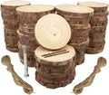 Unfinished Natural Wood Slices by KXEXK