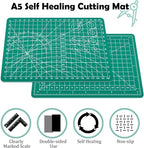 A5 Cutting Mat, 8in x 6in Small Self Healing Sewing Mat Rotary Cutting Mat - Image 3