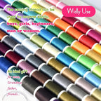 Sewing kit 100 Color Set of Handy Polyester Thread - Image 6