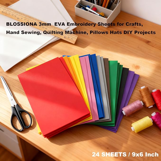 BLOSSIONA 24pcs 3mm Embroidery Foam - Image 7
