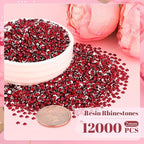 12000PCS 2mm Resin Rhinestones Bulk - Image 2