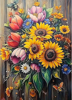 VeGuude Flowers Diamond Art Kits by VeGuude