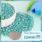 12000PCS 2mm Resin Rhinestones Bulk - Image 2