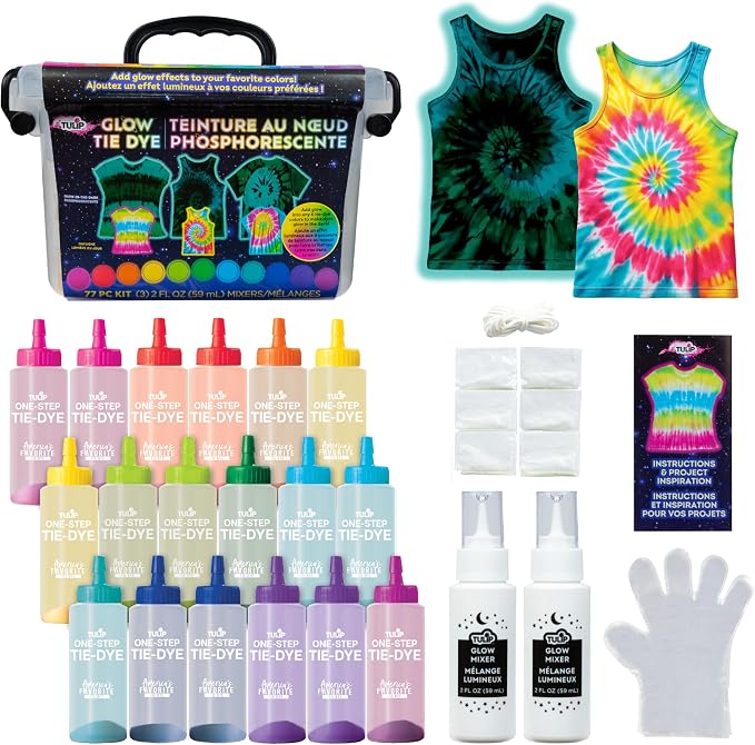 Tulip Glow Tie-Dye Tub, Design Your Looks, Add Glow Effects to Your Favorite by Tulip