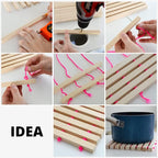 80PCS Square Basswood Dowel Rods 12 Inch – Unfinished Wood Dowels 1/4 Inch x 12 - Image 7