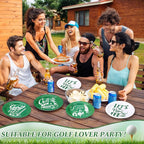 Funnymoom 60 Pcs Golf Party Paper Plates 7inch Golf Disposable Dessert Plates - Image 4