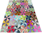 HANPATQUI 50PCS 10 x 10 inch Floral 100% Cotton Fat Quarters Fabric - Image 8