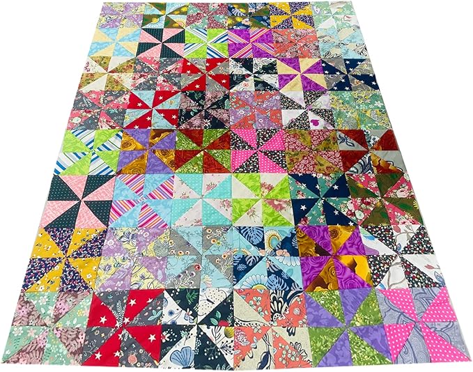 HANPATQUI 50PCS 10 x 10 inch Floral 100% Cotton Fat Quarters Fabric - Image 8