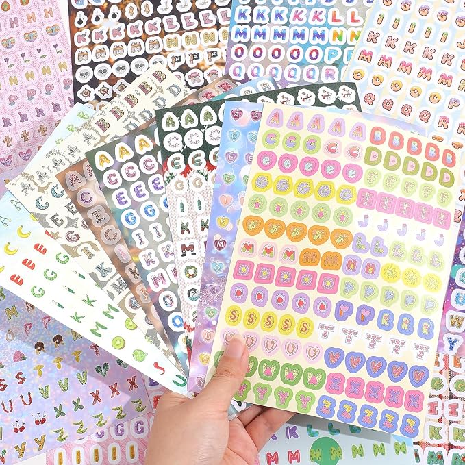 3000+ Pcs Alphabet Sticker for Journaling, Fun & Colorful Craft Letter Stickers - Image 5