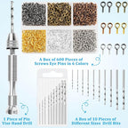 Shynek Pin Vise Hand Drill Set, Manual Hand Drill - Image 2