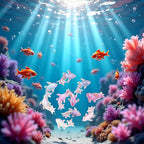 100Pcs Colorful Cute Mini Shiny Miniature Resin Goldfish Figurines, DIY - Image 3