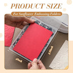 Geiserailie 1 Pcs Embossing Folders 2d/3D Embossing Machine Template Paper Card - Image 2