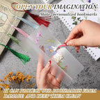 Fuyoooo 301 Pcs DIY Bookmark Making Kit 150 Bookmark Laminating Pouches 5 Mil - Image 5