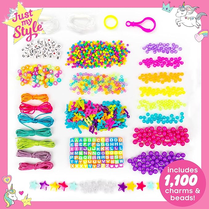 Just My Style ABC Beads by Horizon Group Usa, 1000+ Charms & Beads, Alphabet - Image 2