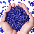 QEQEKAKA Sea Glass Stones for Crafts About 1LB Glass Pebbles Gemstones Bulk for by QEQEKAKA