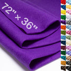XSEINO Purple Large Felt Fabric 72" X 36 ", 1.4 mm Thick Soft Felt Fabric Sheet by XSEINOiscreating%EF%BC%81