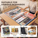 JoyCat 18 x 24 Art Portfolio Binder, 30 Acid-Free Clear Pockets Art Folder - Image 7