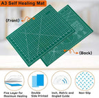 anezus Self Healing Sewing Mat, 12inch x 18inch Rotary Cutting Mat Double Sided - Image 5
