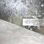 Rainbow Floral Light Effects Window Privacy Film by Artscape - Image 4