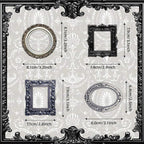 100 Pcs Vintage Frame Stickers for Scrapbooking - Image 6