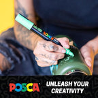 Uni Posca Paint Markers, 5M Medium Acrylic Markers - Image 9