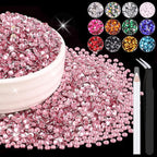 8000PCS 3mm Resin Rhinestones Bulk by BELLEBOOST