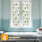 Countewol Privacy Window Films Stain Glass Cling No Glue Anti-UV Window Sticker - Image 8