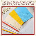 Geiserailie 1 Pcs Embossing Folders 2d/3D Embossing Machine Template Paper Card - Image 6